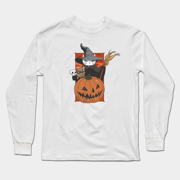 The life of the Halloween party has arrived! Long Sleeve T-Shirt by runcatrun